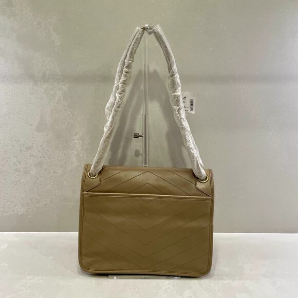 NWT SAINT LAURENT Monogram Medium Niki Shoulder Bag Dark Beige - Picture 4 of 16